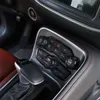 Koolstofvezel Audio Knop Cover Audio Schakelaar Knop Airconditioning Schakelpaneel Ring Voor Dodge Challenger Charger 2015 2566