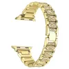 Cinturino orologio in acciaio inossidabile Cinturino in metallo con strass diamantati per Apple Watch Ultra 8 7 6 5 4 Cinturino di ricambio Bling Accessori serie iWatch 49 45 41 38mm