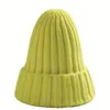 الشتاء بيني القبعات للنساء الرجال الدافئة مدببة الحياكة رشاقته قبعات عارضة بلون الإناث أزياء القبعات 20211228 T2