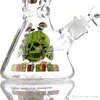 Hookahs 7mm beker Base Glass Water Bongs Mushroom Logo met Ice Catcher Bong Pipe for Herb 14 '' Bongs