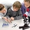 2017 neue mikroskop kit lab 100x-1200x home school pädagogische werkzeuge spielzeug für kinder vergrößert Beste Weihnachtsgeschenk