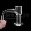 Beracky Yüksek Kaliteli Tam Kaynak Sigara Eğimli Kenar Terp Slurpers Blender Kuvars Banger 10mm 14mm 18mm 20mmOD Cam Bongs Dab Kuleleri için İki Stil Dikişsiz Çivi