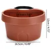 3 Pc / Lot Unique Gouttière Tuyau De Descente Jardin Pot De Fleur Tuyau De Vidange Pots De Fleurs Baignoires Tuyau De Vidange Jardin Planteurs Y200723