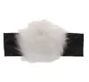 Baby Headband Fur Pom Baby Girl Headwrap Elastic Infant Head Band Solid Toddler Headwear Newborn Photo Props Hair Accessories 9 Designs