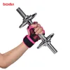 Professionella män Kvinnor Vikt Lyftande Gym Handskar Med Handled Band Tyngdlyftande Sport Handskar Fitness Training Workout Gloves Q0107