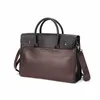 Men Shoulder Briefcase Leather Designer Business Laptop Messenger Bags Totes Women Luggage Computer Handbags