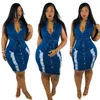 kvinnor blue denim dress
