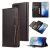 Wallet Phone Cases for Samsung Galaxy S20 Note20 Ultra Note10 Plus Crazy Horse Grain PU Leather Flip Kickstand Cover Case with Card Slots