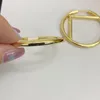 2022 Kadın Hoop Küpe Tasarımcısı Gümüş Küpe Lüks Moda Bayan Daire Harfler Küpe Takı F Küpe Damızlık Çemberler 22012404R