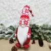 Ornamenti di Natale Bambole senza volto Bambole di peluche con regalo della decorazione della barba per la casa Capodanno Vetrina T200909
