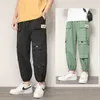 New Men's Cargo Pants High quality Brand Hip Hop Casual pants Multi-pocket Teen fashion Loose cargo trousers male 201221