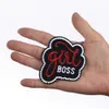 Badges brodés personnalisés en gros d'usine, patchs de veste en Jean à repasser