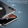 バンパーエッジの透明な透明な透明な透明な電話ケースの保護カバーの耐衝撃性のケースiPhone 13 11 12 Pro最大7 8 x xsノート10 S10