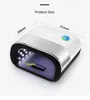 SUNUV SUN3 Nail Dryer Smart 2.0 48W UV LED Lamp with Timer Memory Invisible Digital Display Drying Machine 220211