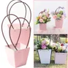 PVC Gift Box Jewelry Packaging Portable Flower Basket Handy Flower Bags Paper Boxes Packaging Bag Wrapping Supplie