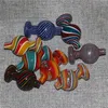 Heady Glass Carb Caps About 27mm OD Smoking Pipes Glass Water Bong Quartz Banger Nail Bowls ash catcher