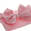 2020 Baby Big Bow Soft Headbands Flower Print Nylon Hairband Headwrap Cute Baby Girl Head Wrap Kids Accessories
