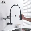 wall mounted kitchen faucet