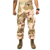 Męskie Kamuflaż Tactical Spodnie Multi-kieszenie Wojskowe Cyfrowe Camo Swat Cargo Spodnie Nowe Spring Army Długie spodnie dla mężczyzn 20118