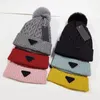 Hot sale Kids Adults Thick Warm Winter Hat For Women Soft Stretch Cable Knitted Pom Poms Beanies Hats Women's Skullies Beanies Girl Ski Cap