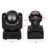 100W DMX512 / Auto / Ljudaktiv / Master-Slav LED Dubbelsidigt rörligt huvud Mini Scenlampa AC 100