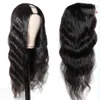 Gagaqueen Brazilian Body Wave U Part Wig 150% Density Brazilian Human Hair Wigs Nature Color