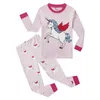 Nuovo pigiama unicorno per bambini cartone animato per bambini set di abbigliamento per la casa a maniche lunghe pantaloni indumenti da notte vestiti autunnali per ragazzo ragazza