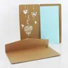 Birthday Hollow Out Greeting Cards Party Invite Retro Envelope Valentine's Day Wedding Invitation Card Pocket Postcard BH5832 WLY