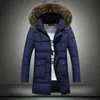 New Winter Men Removed Hoodies Jaket Brand Warm Jacket Man's Coat Winter Cotton Parka Outerwear Coat Men Middle-Long Jacket A319