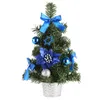 40 cm Holiday Art Craft El Festival Simulation Party Po Prop Mini Christmas Tree Home Decor Desktop Ornaments Gift PVC307N