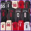 2021 New Damian 0 Lillard basketball jersey CJ 3 McCollum Mens Carmelo 00 Anthony Cheap Jason 55 Williams Mesh Retro DeAaron 5 Fox Grey