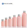 10/20/30/50/60/100ML Screw Cap Bottle Pink Plastic Cosmetic Shampoo Container Empty Lotion Shower Gel Refillable Aluminum Lid
