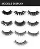 Natürliche 10 Paare magnetische gefälschte Wimpern Set dicke weiche lebendige falsche Wimpernverlängerungen mit Magnet Liquid Eyeliner Eye Lashes Pinzette DHL