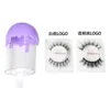 Boîtier portable vide de cils fausses Fals de rangement de cils transparent la crème glacée couleur emballage en plastique Boîte à emballage pour femmes8122915