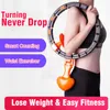 Truning No Drop Counting Portable Sport Hoops Yoga Waist Exerciser Hoop Staccabile Belly Muscle Trainer Perdita di peso Attrezzature per il fitness YL0082