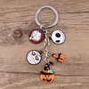 Keychains PF1403 Halloween Pumpkin Söt pendelle Key Chain Keys Rings Holder Creativity Jewelry Accessories Gifts Fred22