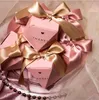 Blush Roze Cadeau Gunst Houders Baby Shower Verjaardag Geschenkdozen Romantische Bruiloft Snoep Doos Verpakking Benodigdheden Met Lint AL8461