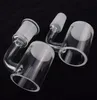 45 90 grader 25mm XXL Flat Top Quartz Banger Smoking med 4mm Opaque Bottom Domeless Nail 10mm 14mm 18mm Man Core Reactor Grail Nails