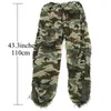 Jaktuppsättningar 3D Universal Camouflage Suits Woodland Clothes Justerbar storlek Ghillie Suit for Army Outdoor Sniper Set Kits1238Z