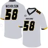 남자 여자 아이들 NCAA College Missouri Tigers 축구 32 Nick Bolton Jersey 86 Tauskie Dove Devin Nicholson 3 Martez Manuel 9 Tyree Gillespie