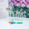 Botellas de deseos de vidrio transparente con tarros de deriva de corcho para viales de boda regalos de decoración Diy 50 piezas envío gratis