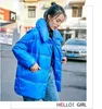 Yeni Kış Ceket Kadınlar Rahat Pamuk Yastıklı Ceket Gevşek Artı Boyutu Kış Ceket Bayan Kadın Moda Kalın Sıcak Parka Mont 201110