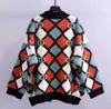 Kvinnors tröjor Designer 2022GG Kvinnors tröja Sticked Cardigan Casual Coat G V-Neck Pullovers Luxury Brand New Top Rgwi