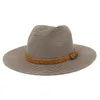 와이드 브림 밀짚 모자 재즈 파나마 모자 여성 남성 패션 비치 모자 남자 태양 보호 모자 숙녀 남성 봄 여름 야외 여행 모자 새로운
