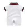 Summer Baby Boys Designer Romper Fashion Infant Stripe Bow Tie Short Sleeve Romper Newborn Gentleman Onesie Climb Clothes C6799