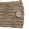 Modieuze 36 kleuren knop gebreide wol hoofdband warme herfst en winter haaraccessoires kruisbescherming hoofddeksels M2956