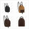 Высококачественные классические дизайнеры сумки кожаные мини -размеры женская школьная сумка для детей рюкзак в стиле Springs Lady Travel Bag 4 Colors247o