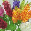 Hot Bouquet Artificial Plant Fake Orchid Silk Flower Home decoration Wedding Garden Decor Artificial flower free shipping