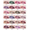 Pudaier Pearlescent Matte Lig Gloss Liquid Liquid Lipstick Moshiturizer imperméable Makeup à lèvres sexy durable 24 Colors8725897