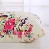 100% Nature Mulberry Floral Silk Pillowcase Zipper Pillowcases Pillow Case för hälsosam Standard Queen King 220217